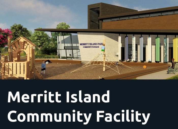 Rendering of the Merritt Island Park community pavilion